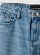 Sky Blue Cotton Wide Leg Jeans_5