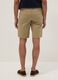 Beige pure cotton regular-fit shorts_2