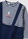 Multicoloured Pure Cotton Baby Romper with Stripes and Buttons_2
