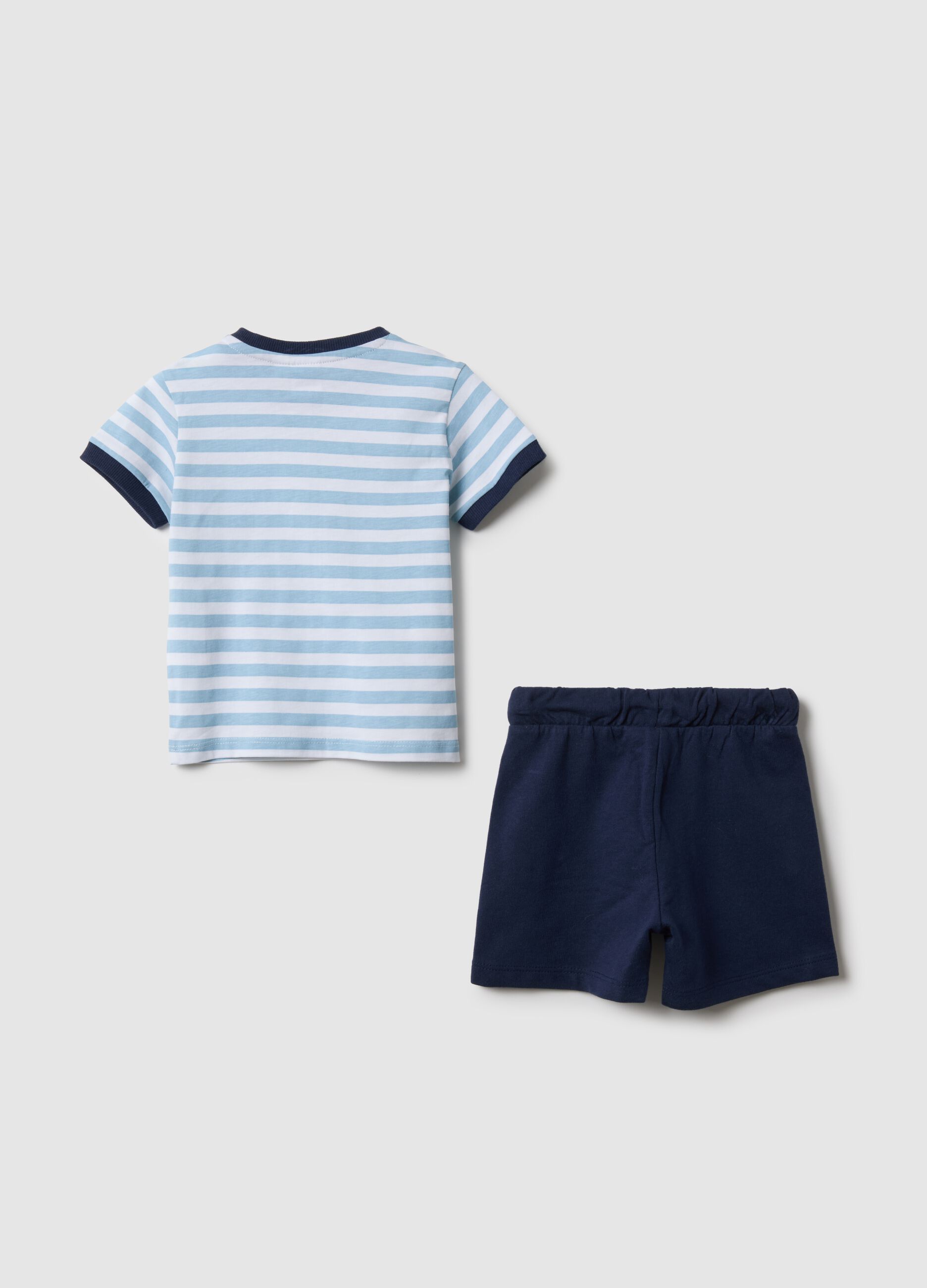Multicolour pure cotton jogging suit for Tom and Jerry kids