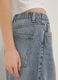 Pure Cotton Blue Wide Leg Denim Jeans_4