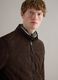 Brown genuine leather jacket regular fit with full zip_2