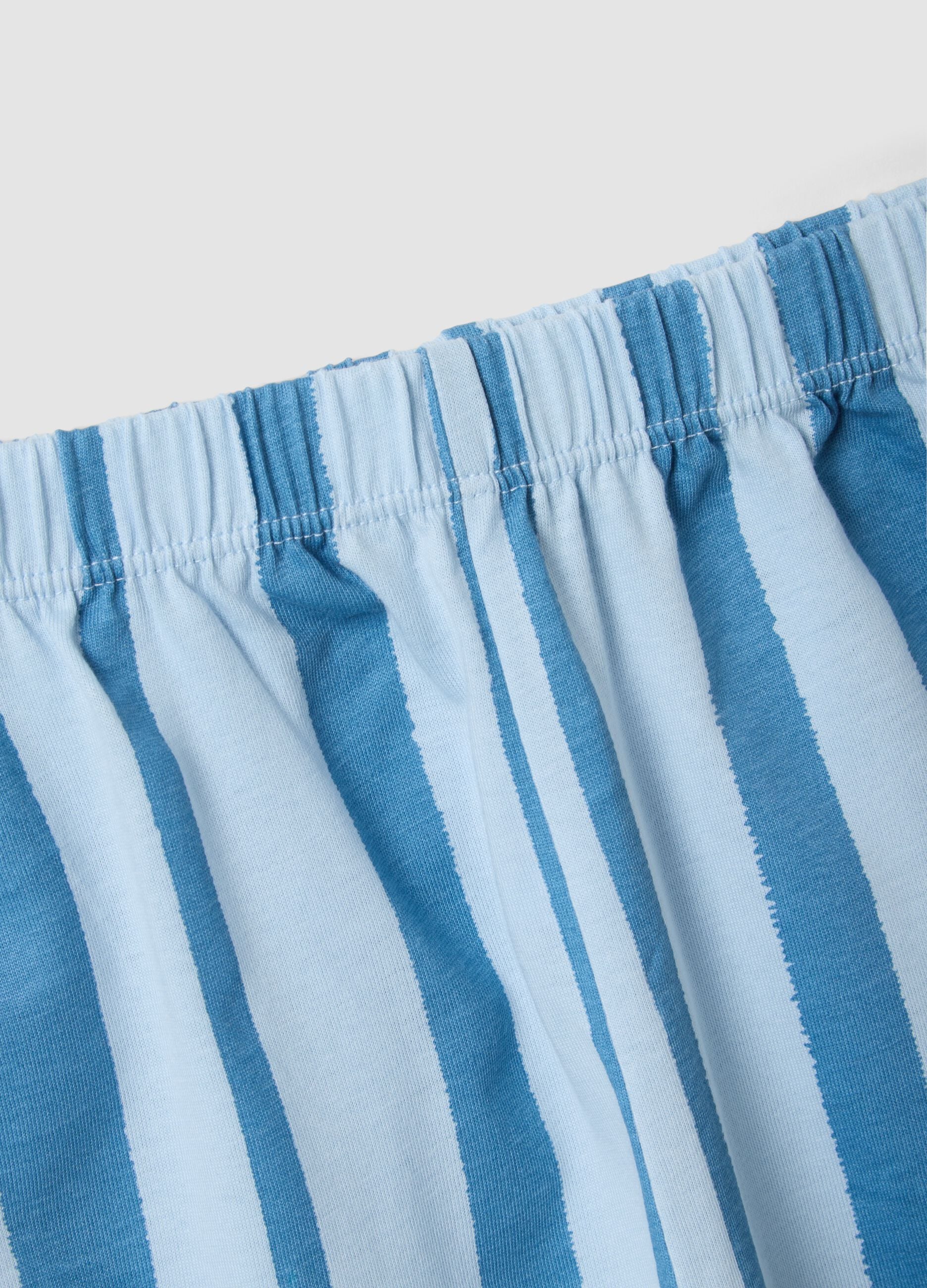 Multicolour pure cotton regular fit children's pyjamas