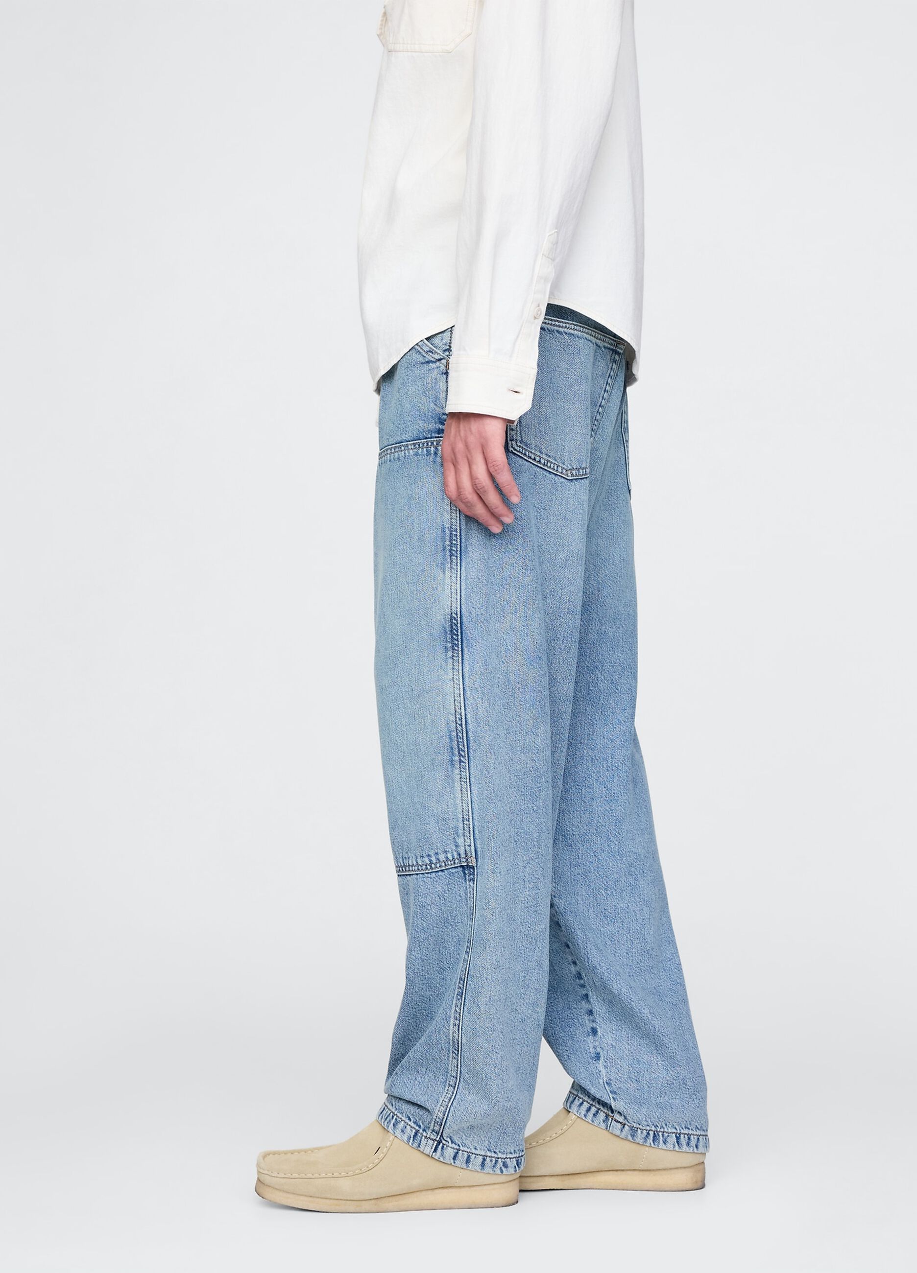 Gap baggy blue jeans in cotton and Lyocell