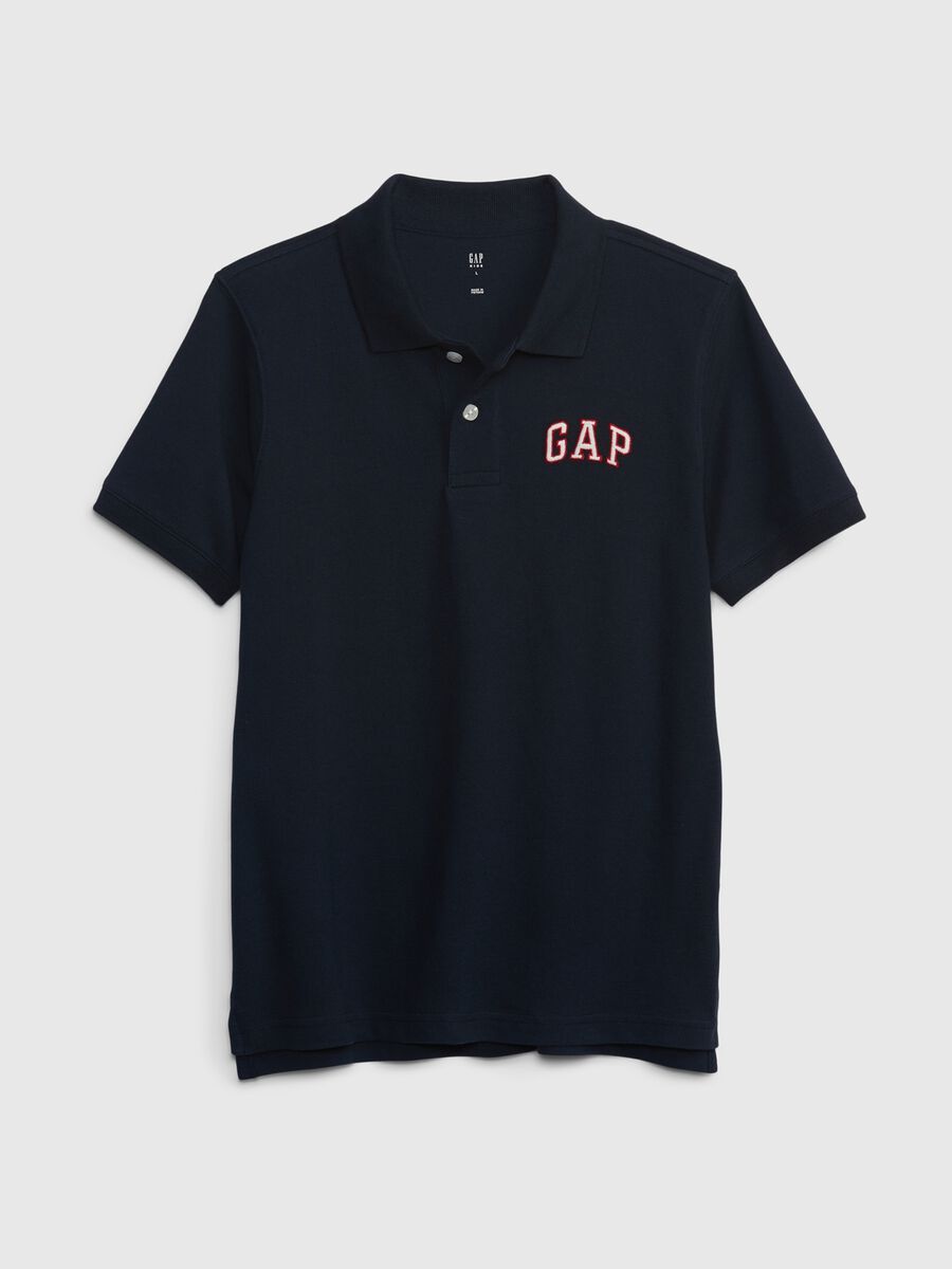 Polo in piquet con ricamo logo GAP_0