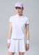 White ALTAVIA COURT sports polo in stretch cotton_0