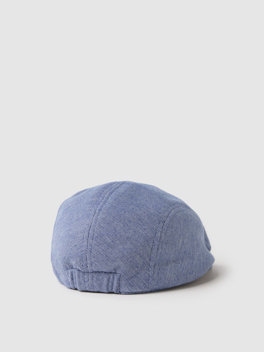 Coppola in chambray azzurra regular fit_1