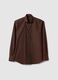 Pure cotton brown shirt regular fit easy iron_4