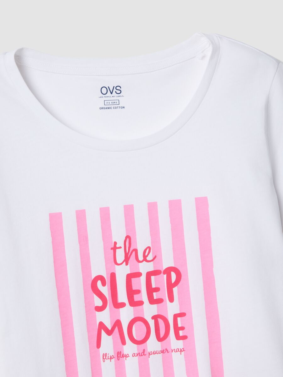 Multicolour pure cotton short pyjamas, regular fit, printed_5