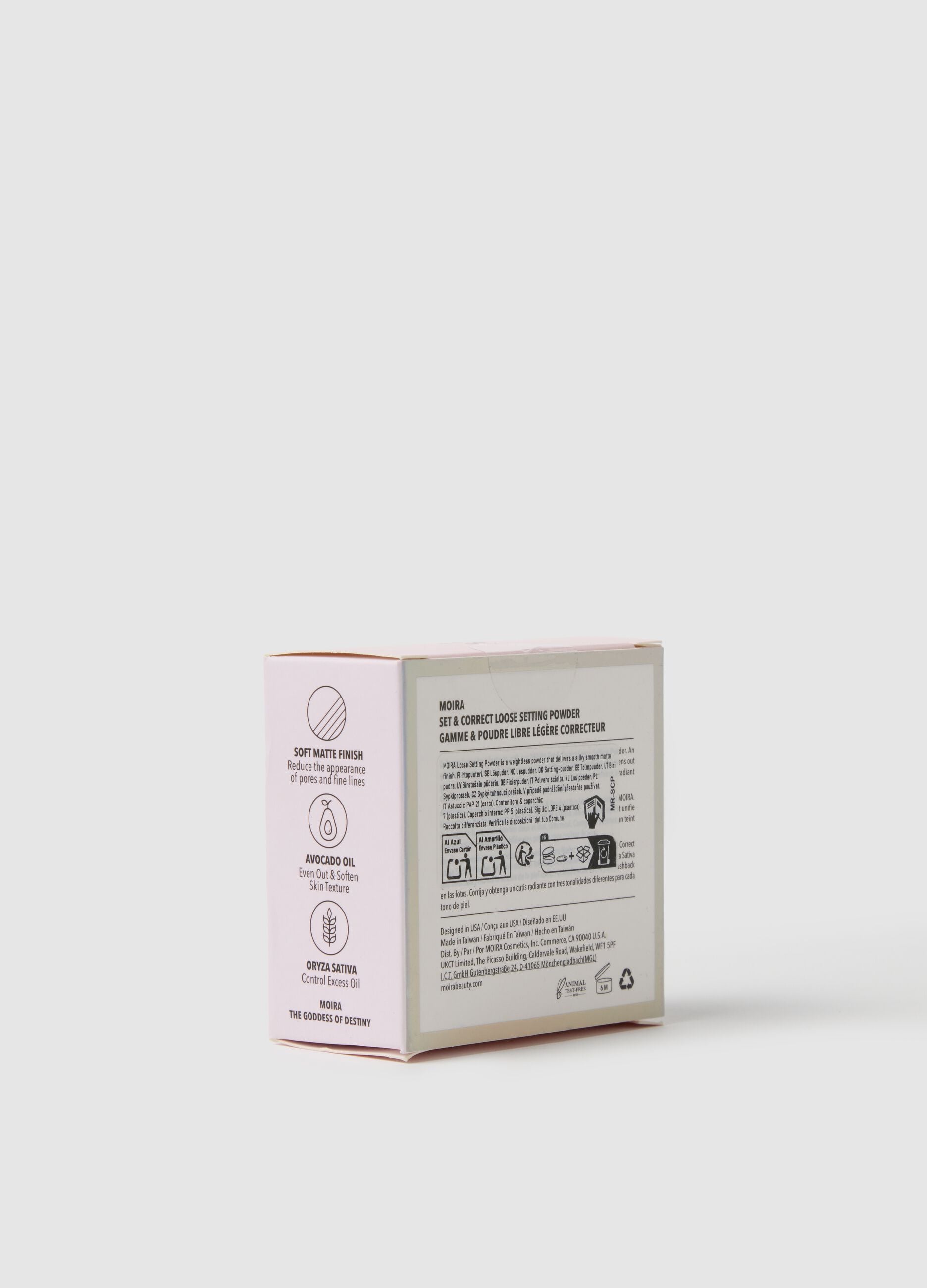 MOIRA SET & CORRECT LOOSE SETTING POWDER 005 ROSE PINK FACE POWDER - Korean make-up