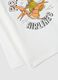 Children's regular fit white pure cotton T-shirt with print_3