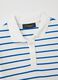 Light blue and white striped polo shirt in piquet_5