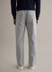 Regular fit multicolour striped stretch cotton trousers_2