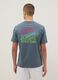 Light blue pure cotton short-sleeve T-shirt, relaxed fit with print_2