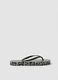 Multicoloured animal print flip-flops_0