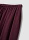 Purple pure viscose trousers with drawstring, relaxed fit_5