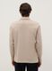 Beige long-sleeve pure cotton polo regular fit_2