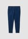 Jeggings blu skinny in cotone e viscosa elasticizzata_0
