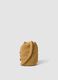 Brown pure jute beach bag with pom‑poms_1