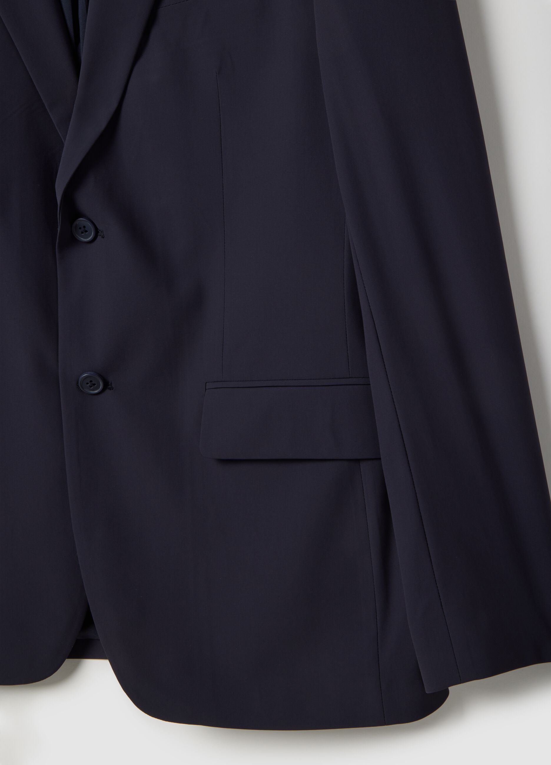 Slim fit navy blazer