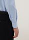 Light blue pure cotton regular fit easy iron shirt_3