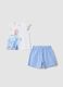 Girls&rsquo; multicolour stretch cotton set with Frozen print_0