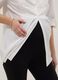 Black Stretch Viscose Maternity Slim Trousers_3