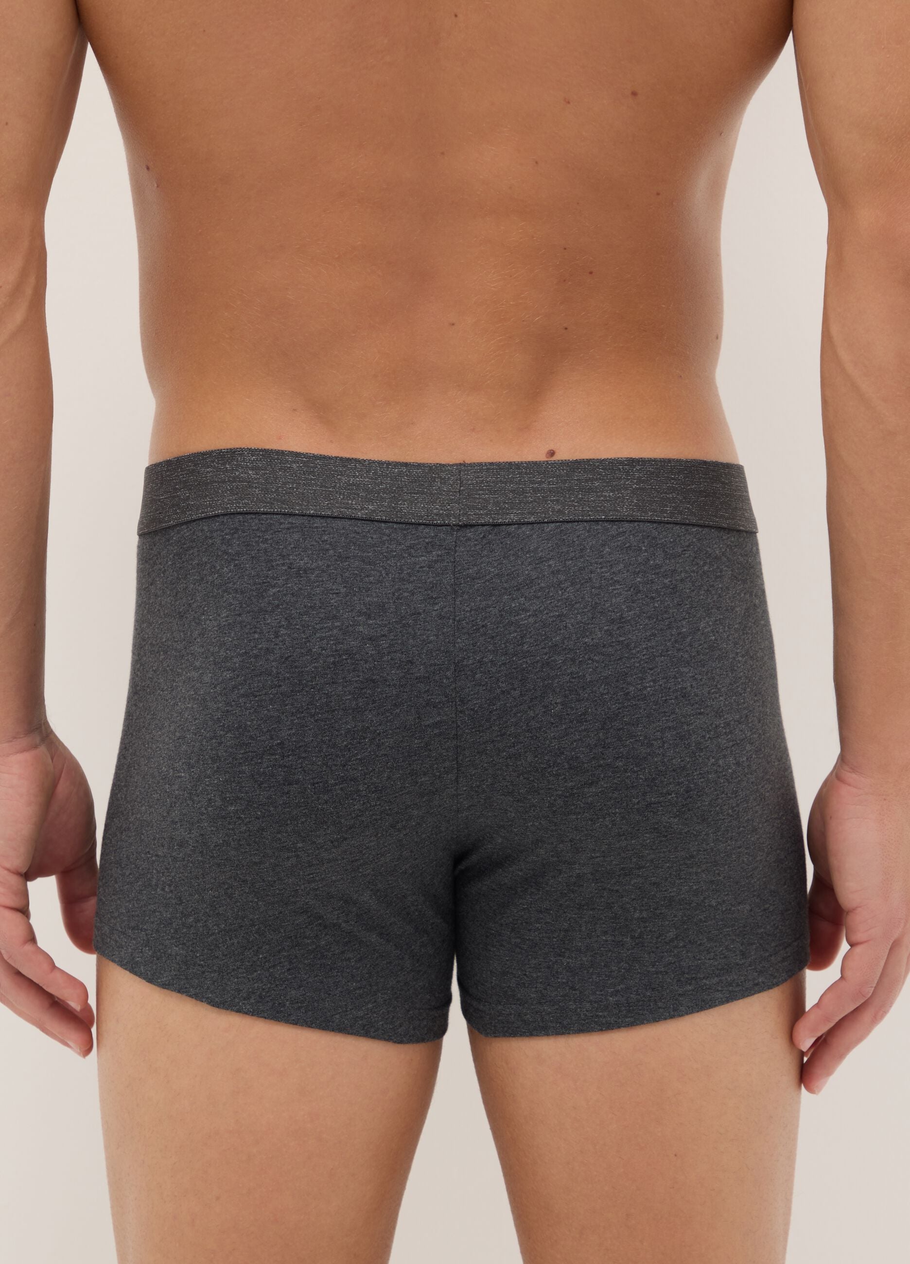 Multipack of regular fit multicoloured cotton stretch boxers