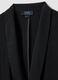 Black buttonless blazer, regular fit_5