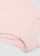 Pink girls&rsquo; swimsuit in stretch fabric with ruffle_3