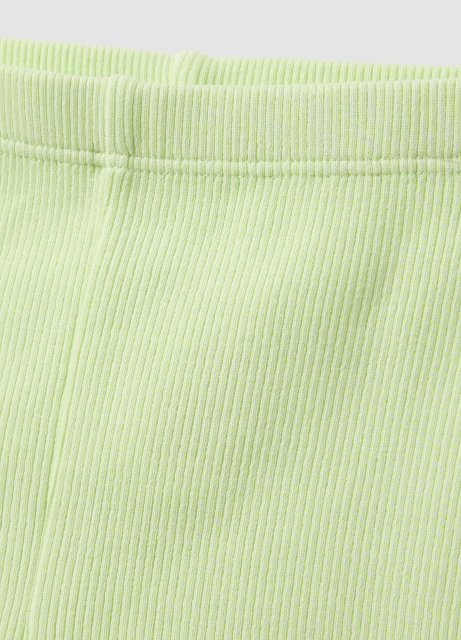 Multicoloured stretch-cotton set for baby girl with Stitch print