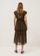 Sleeveless Green Floral Maternity Dress_2