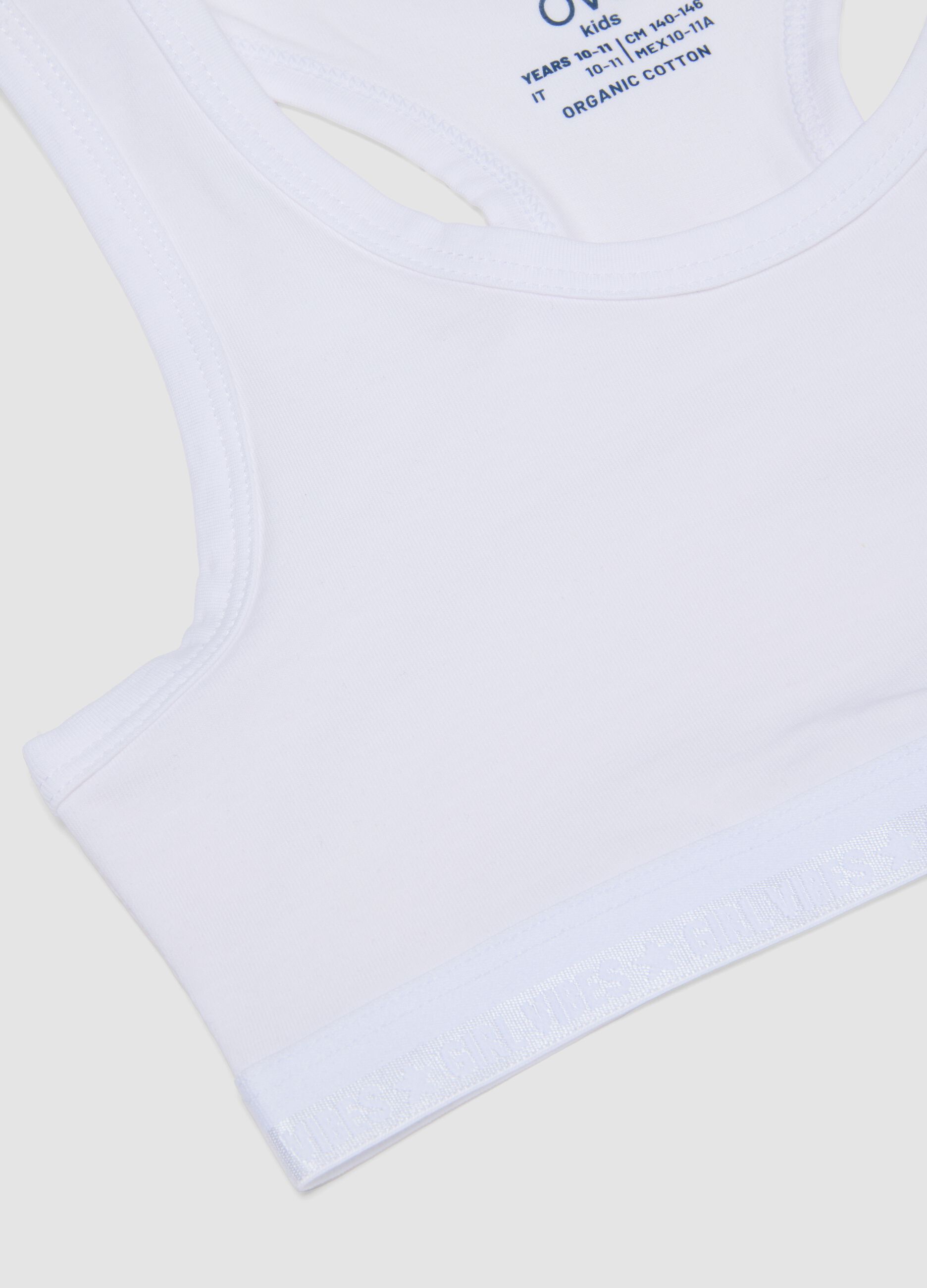 Bipack reggiseni sportivi multicolor in cotone organico elasticizzato