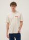 White One Piece print T-shirt in pure cotton, relaxed fit_0