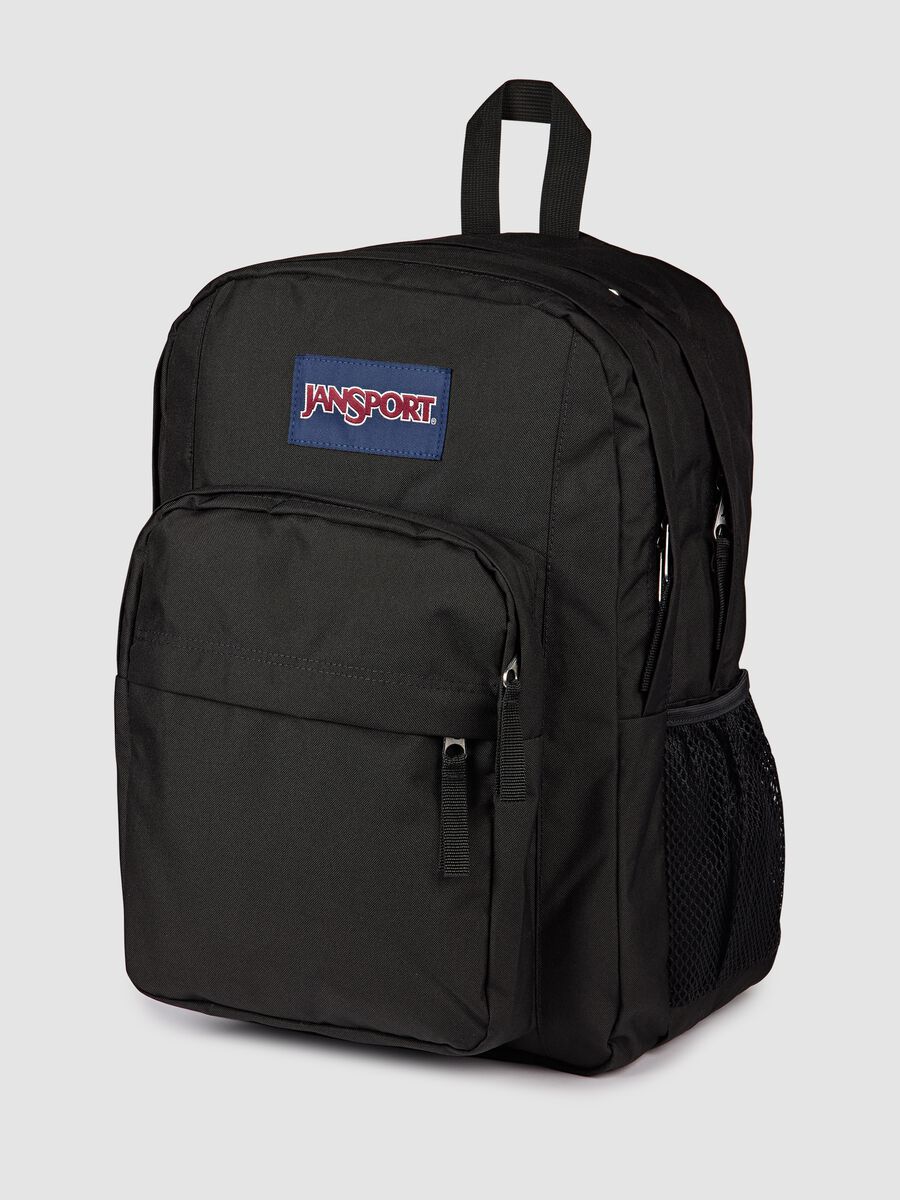 Black backpack with external pockets_1