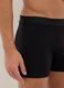 Pack of 3 black mid-length boxer briefs in stretch organic cotton, regular fit_3