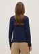 Blue crew neck long sleeve regular fit jumper_2