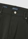Green Cotton Blend Slim Fit Trousers_5