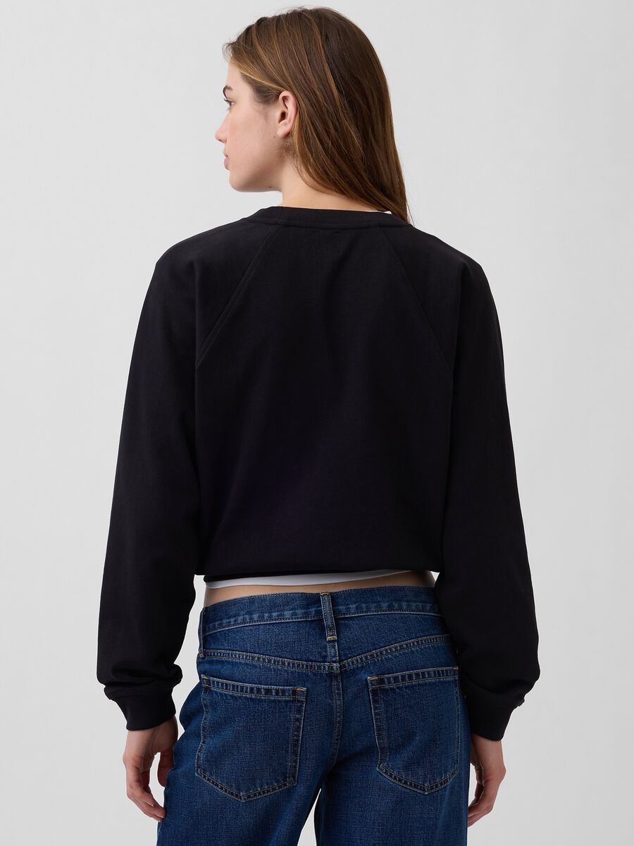 Cotton-blend crew-neck sweatshirt_1