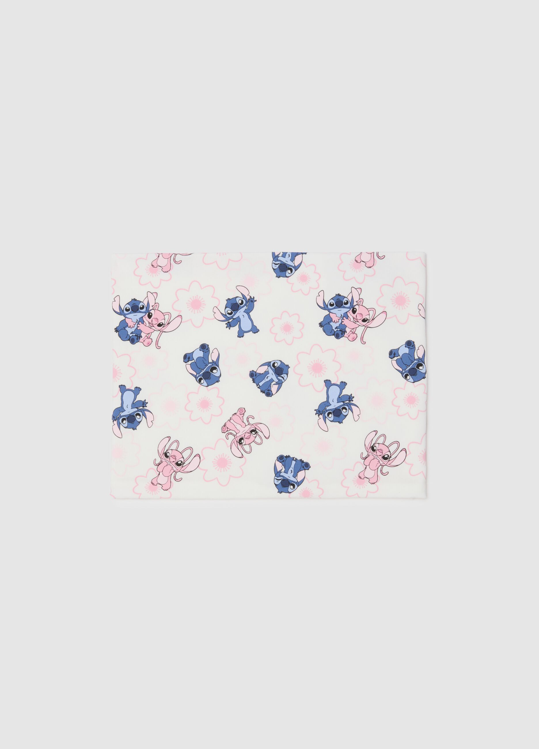 Multicolour Stretch Cotton Scarf for Girls with Print