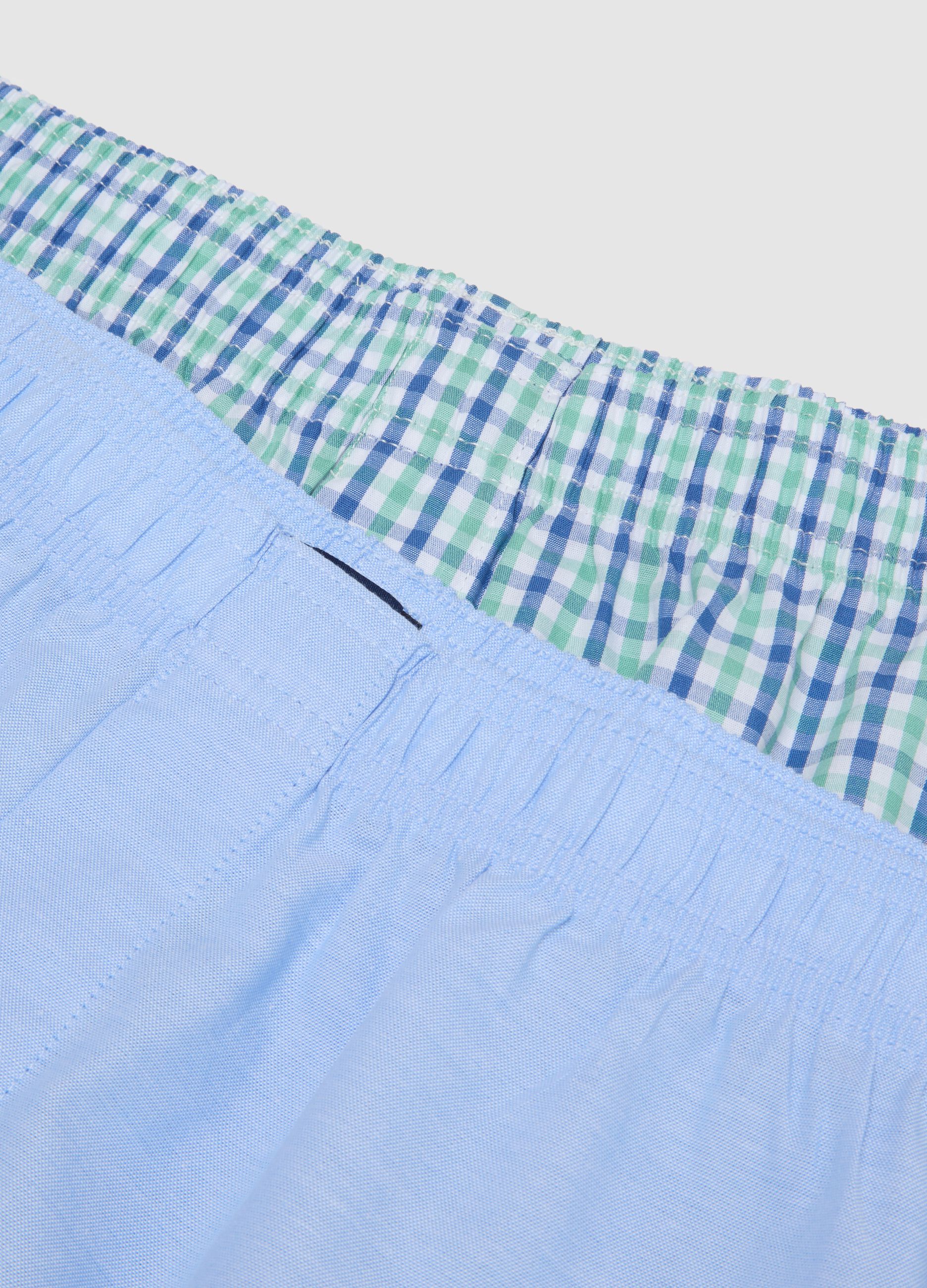 Bipack of multicolour pure cotton regular fit boxers