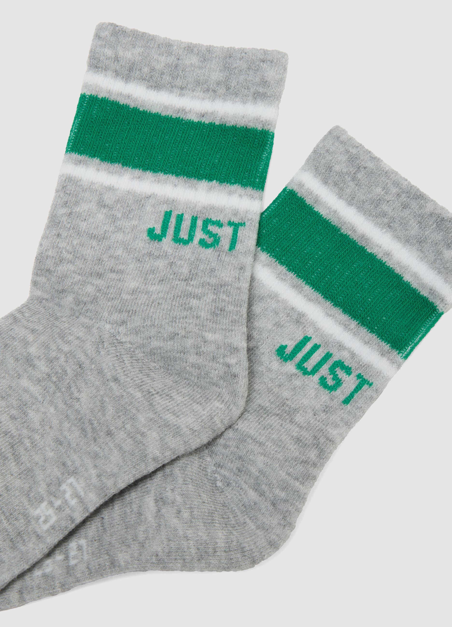 Kids&rsquo; multicolour stretch cotton-blend ankle socks 3-pack