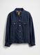 Blue Denim Jacket in Cotton and Lyocell_4
