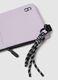 Purple wallet with zip and braided details_2