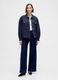 Blue Denim Jacket in Cotton and Lyocell_2