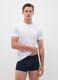 Blue Stretch Cotton Regular Fit Boxers_0
