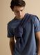 Grey breathable, quick-drying cotton-blend T-shirt_0