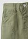 Girls' regular fit green cotton mini skirt with decorations_3