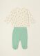 Multicolour baby set with teddy bear in stretch cotton_3