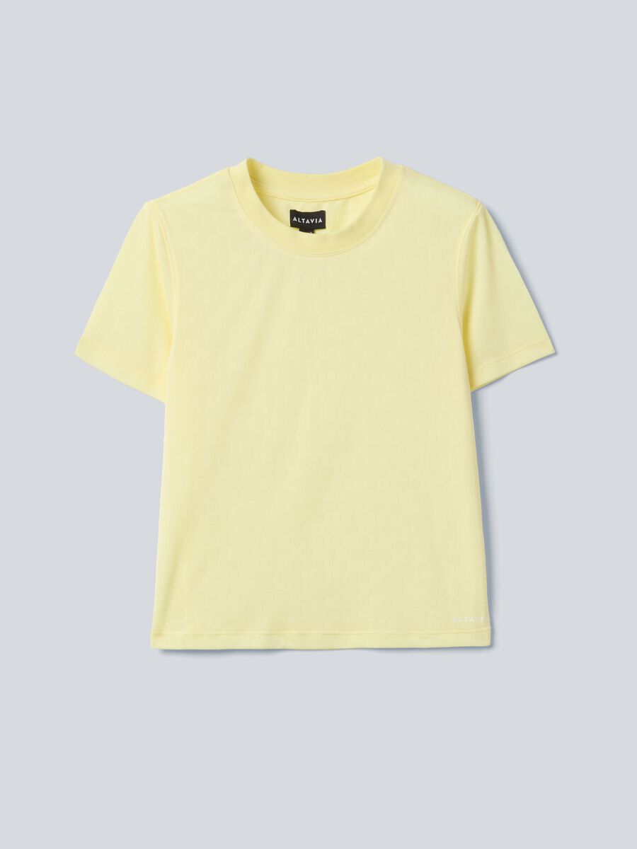 T-shirt tecnica sportiva gialla ALTAVIA COURT_2